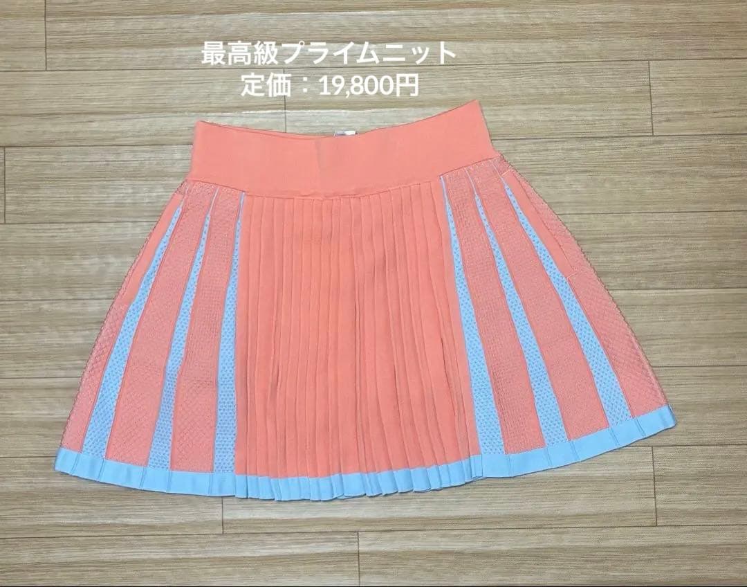 【新品M】adidas セットアップ ポロ & プライムニット プリーツスカート