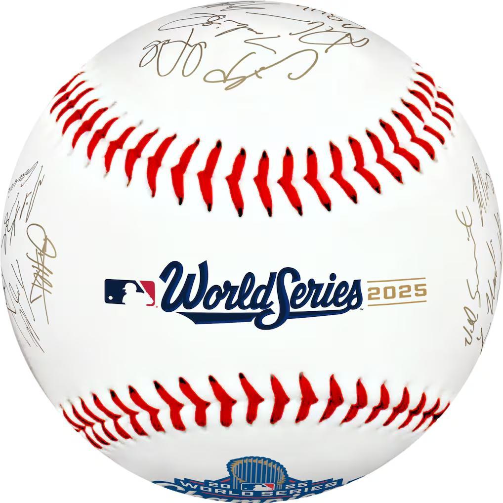 大谷翔平MLB2025WSチャンピオン記念サイン入ボールローリングス社US限定品