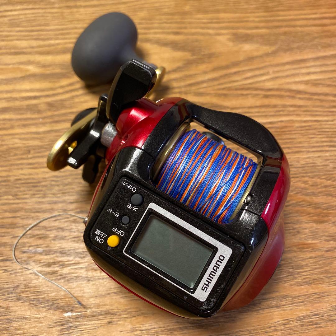 SHIMANO 電動カウンターリール 赤