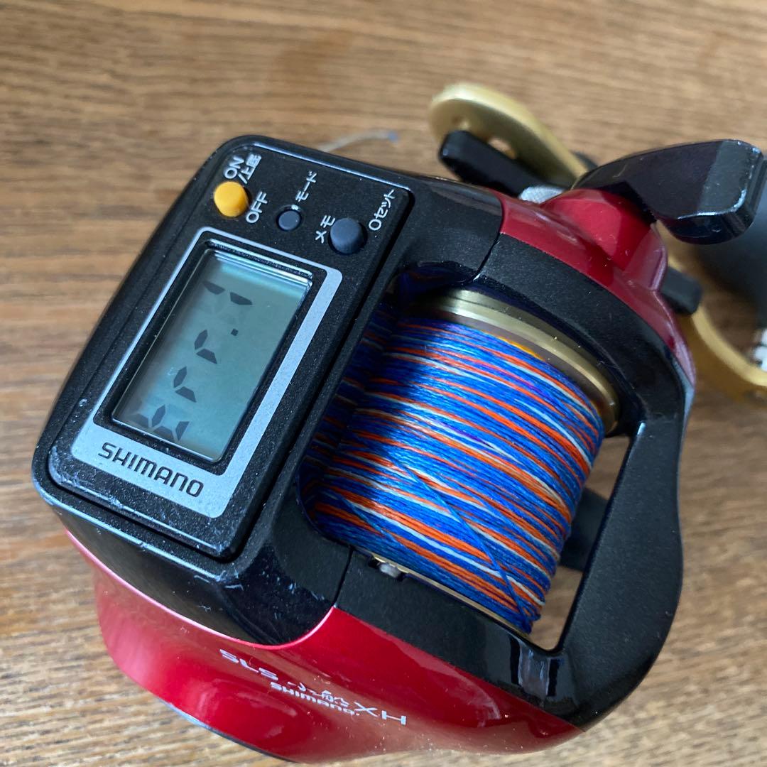 SHIMANO 電動カウンターリール 赤