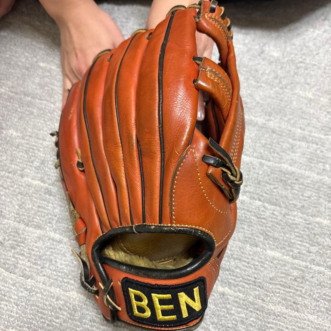 BEN 軟式グローブ オレンジ