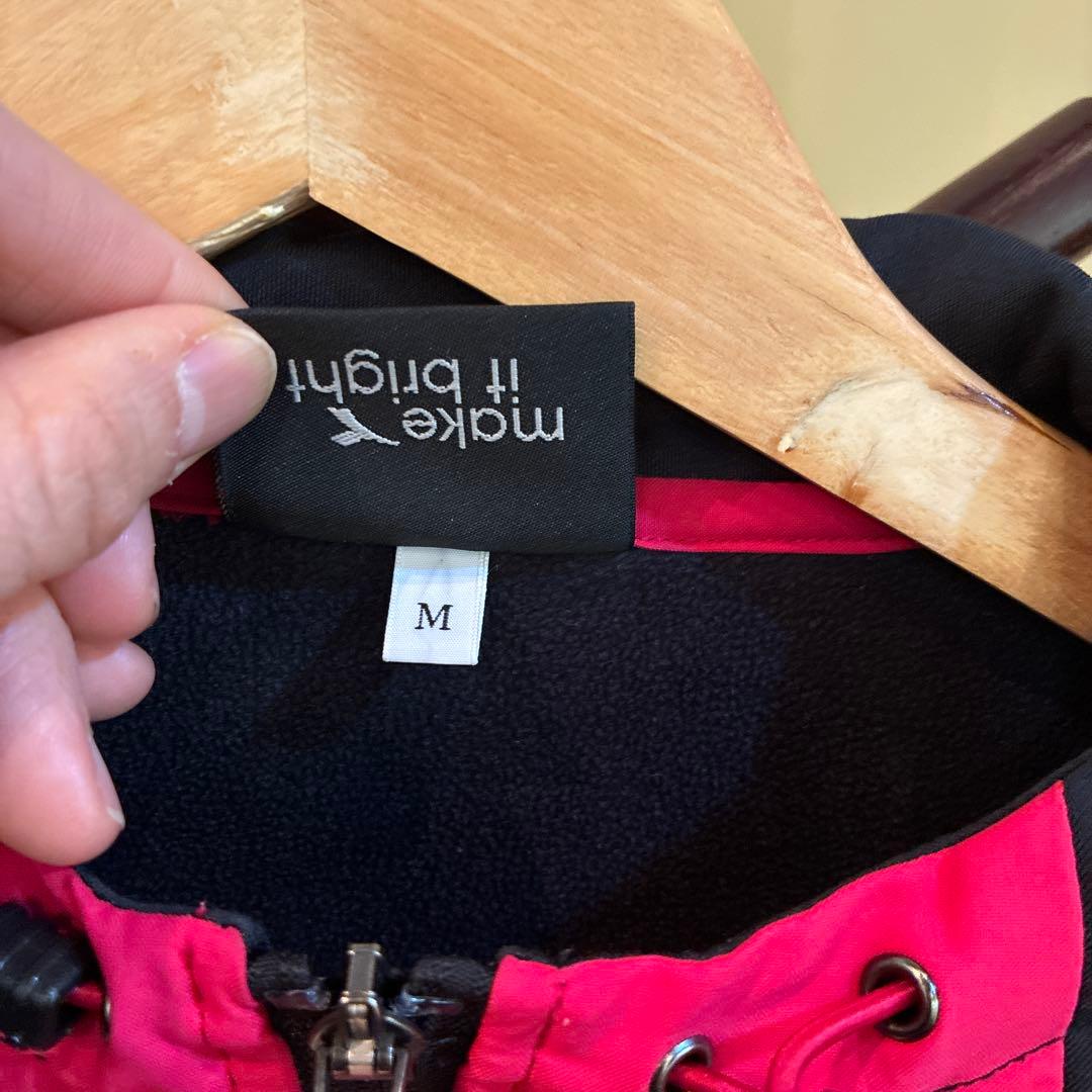 diadora ジャージ Mサイズ 赤/黒　上下セット