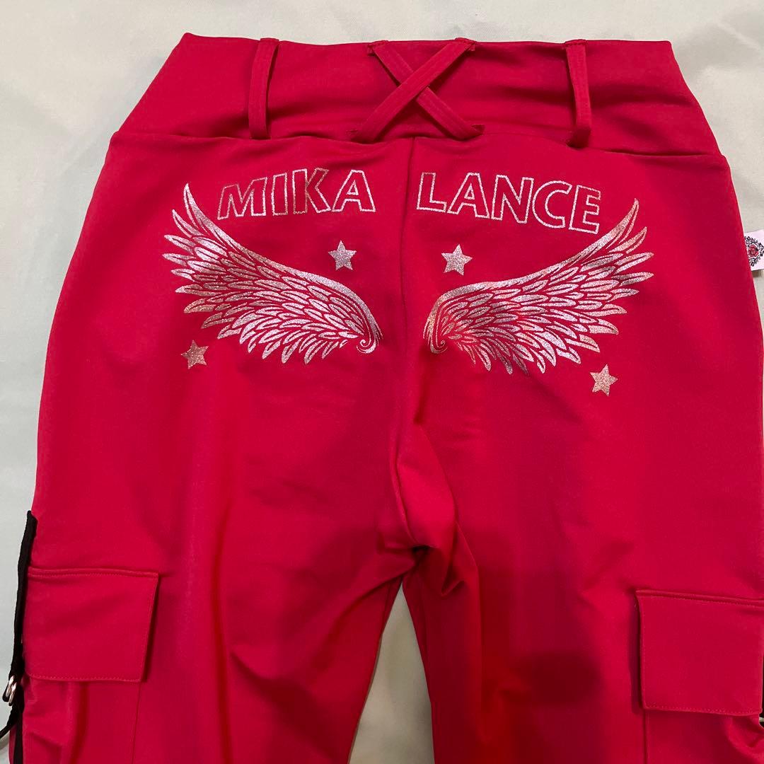 ミカランセ　カーゴパンツ　未使用品　赤　Mサイズ