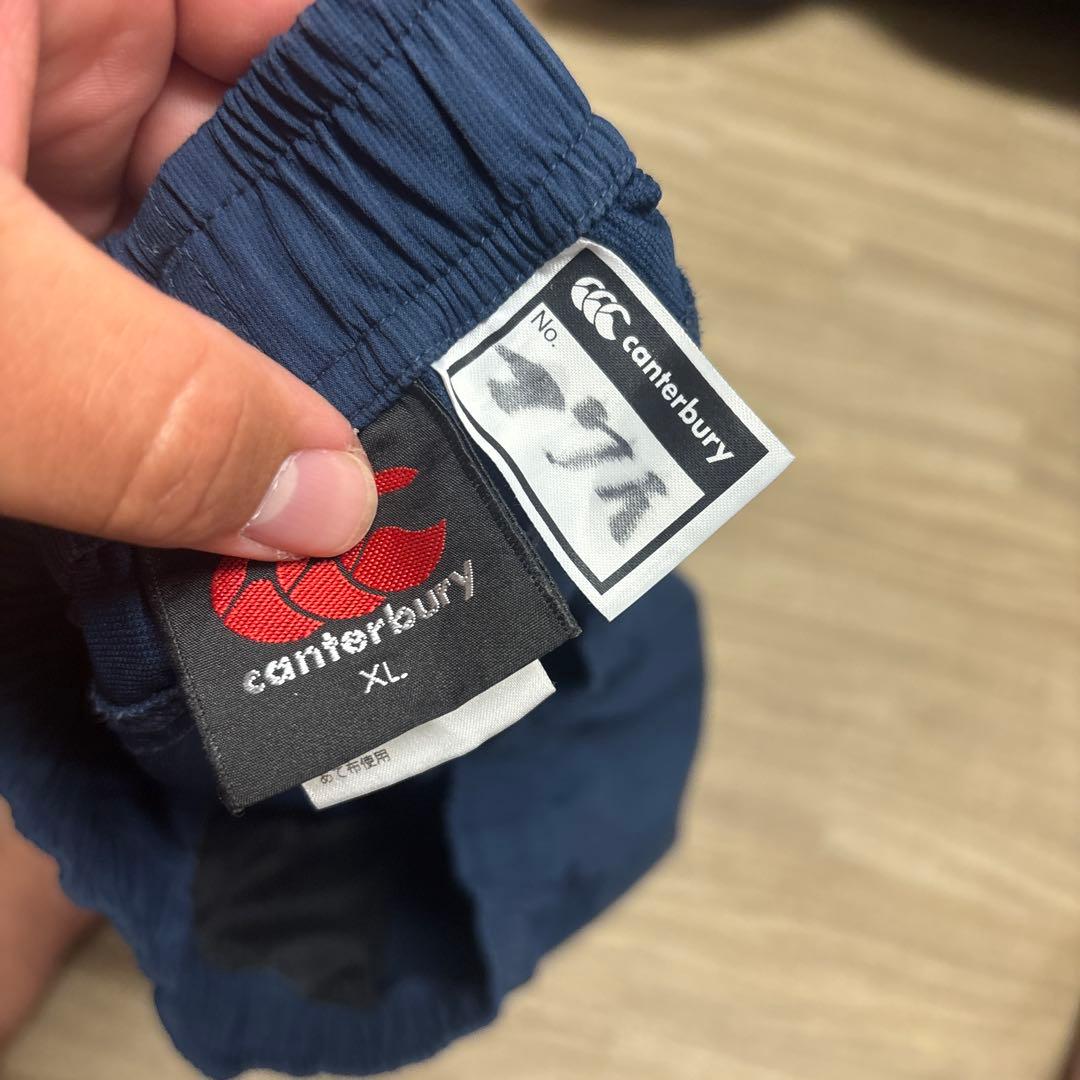canterbury JAPANハーフパンツ XL ネイビー　　福井翔太着用済み