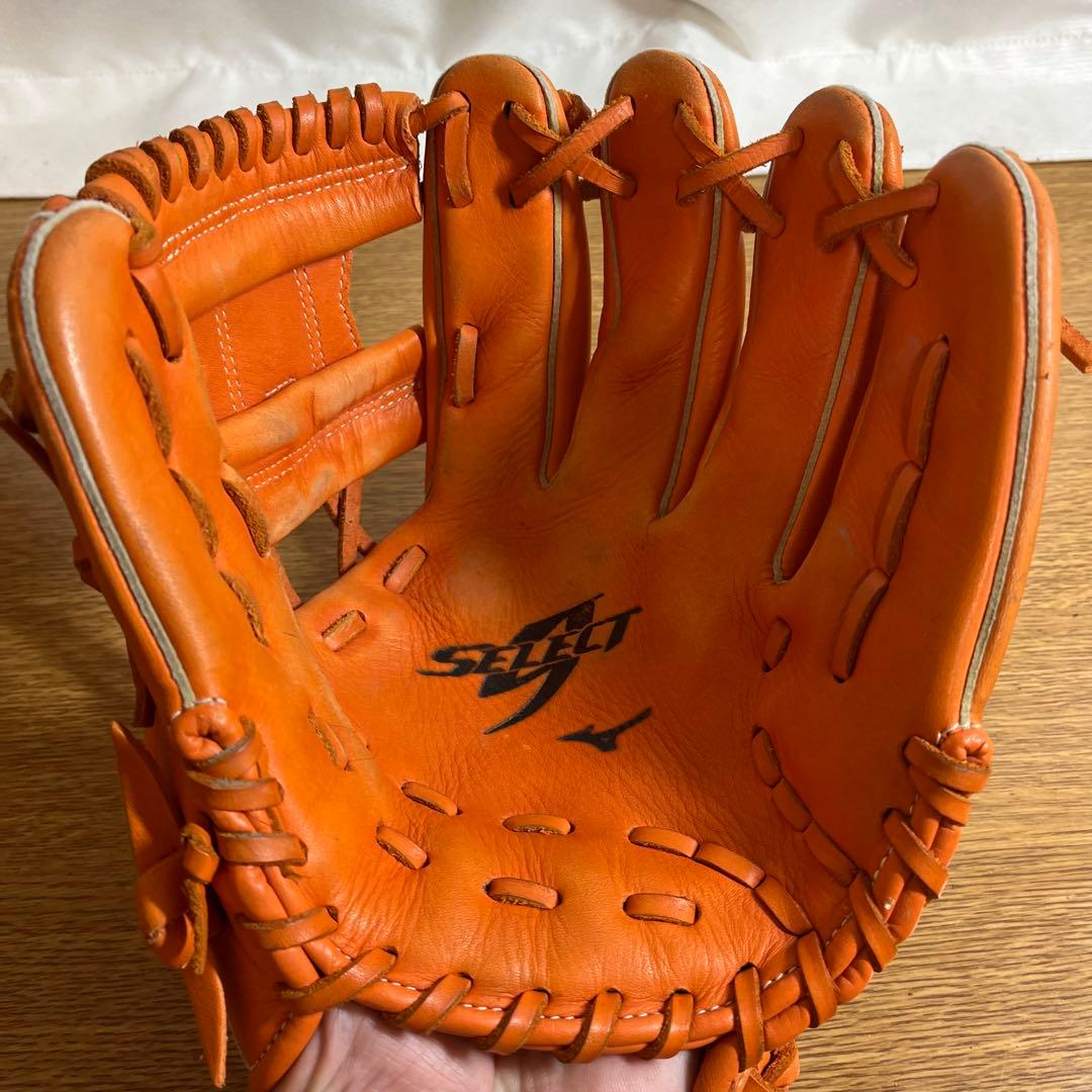 ミズノ セレクト9 少年軟式 グローブ グラブ 内野用 美品
