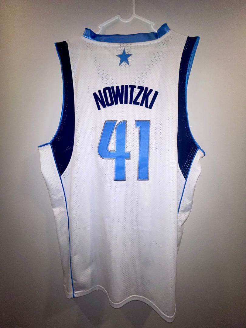 チ*ル様 刺繍‼️ NBAユニフォーム Dallas Mavs Dirk Now