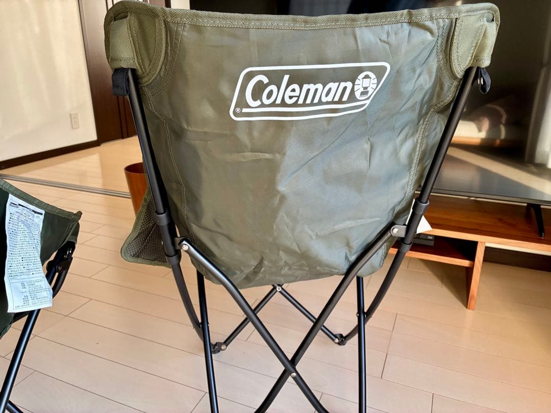 【Coleman】　コールマン　ヒーリングチェアNX オリーブ　2脚セット