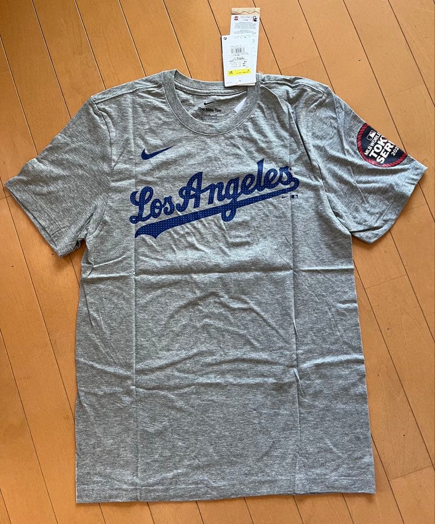 新品ドジャース大谷翔平2025TOKYOシリーズ Tシャツ　Sサイズ グレー