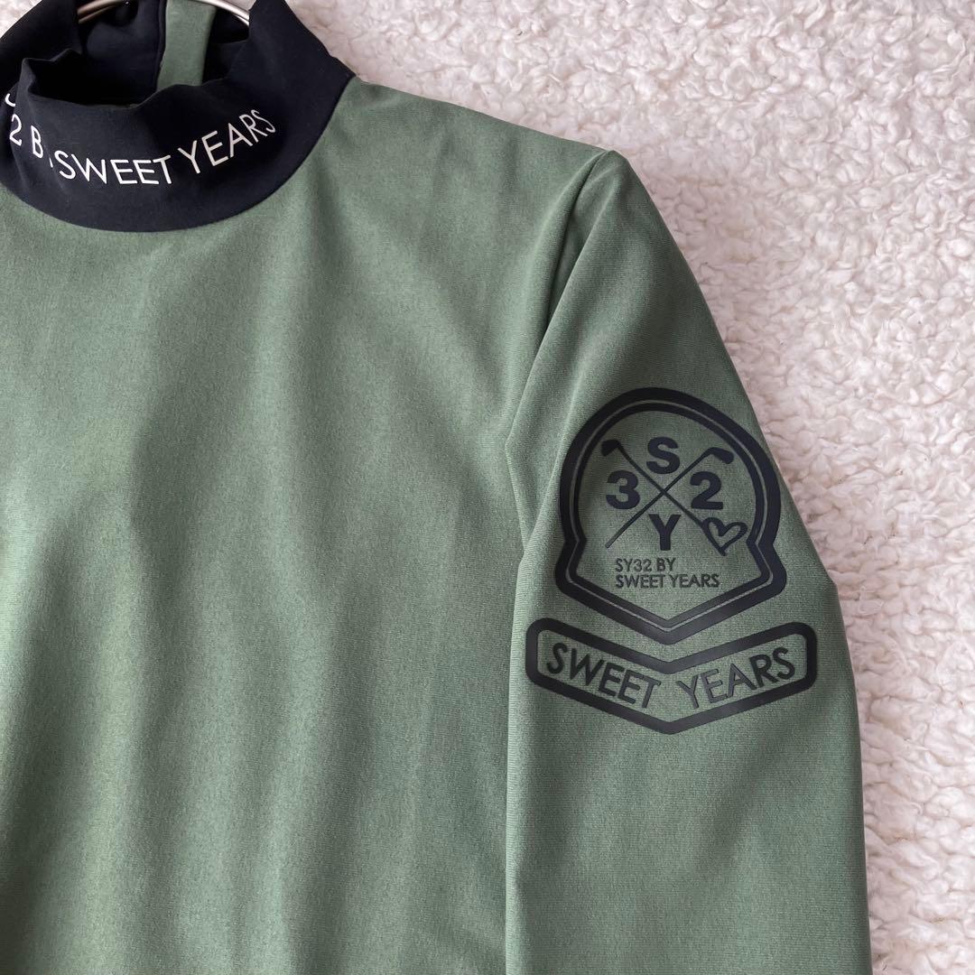 美品【SY32 SWEET YEARS】秋冬 モックネックシャツ M