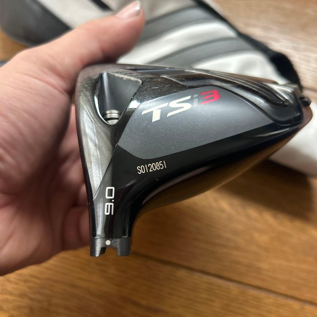 レフティ Titleist Tsi3ドライバー 9°ヘッドカバーレンチ付き
