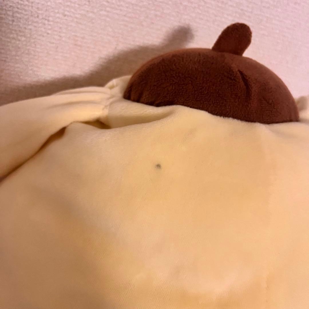 ポムポムプリン　ぬいぐるみ　クローバー　ムニュムニュ　L
