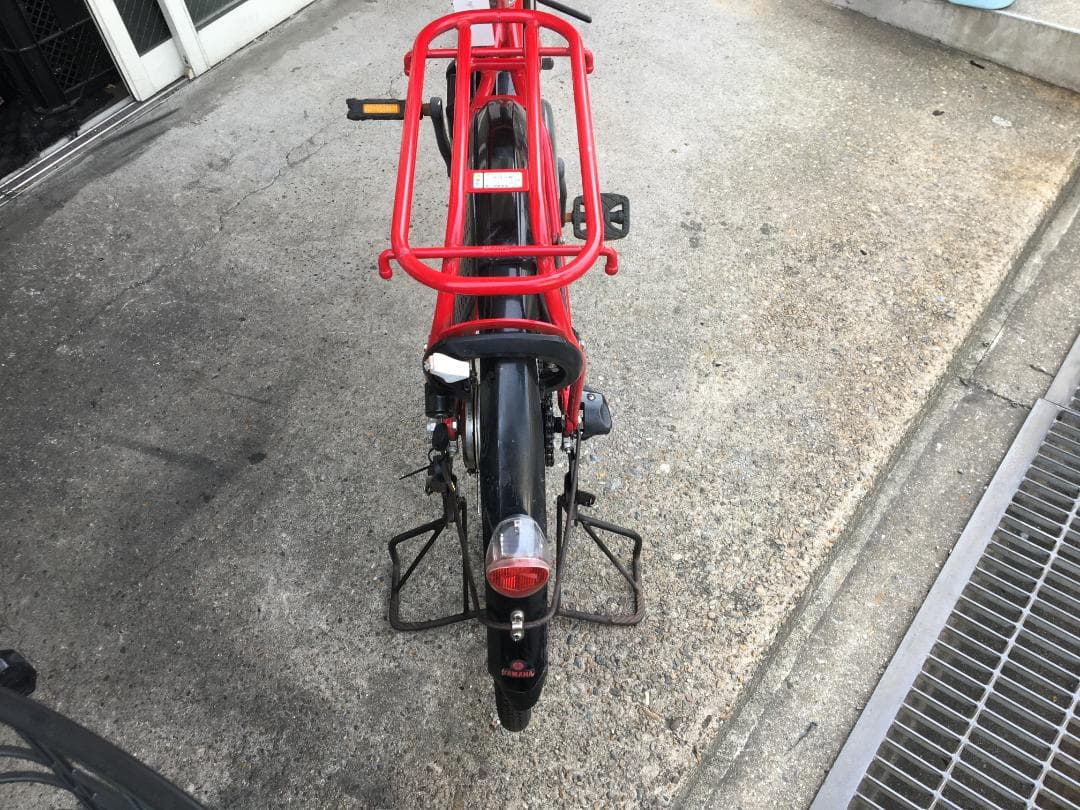 地域限定送料無料　パス　ラフィーニ　子供乗せ　8,7AH　赤　神戸市　電動自転車
