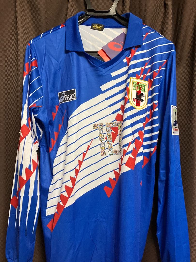 サッカーシャツ（長袖）　キャプテン翼✖︎ドーハの悲劇　日本代表　2018 コラボ
