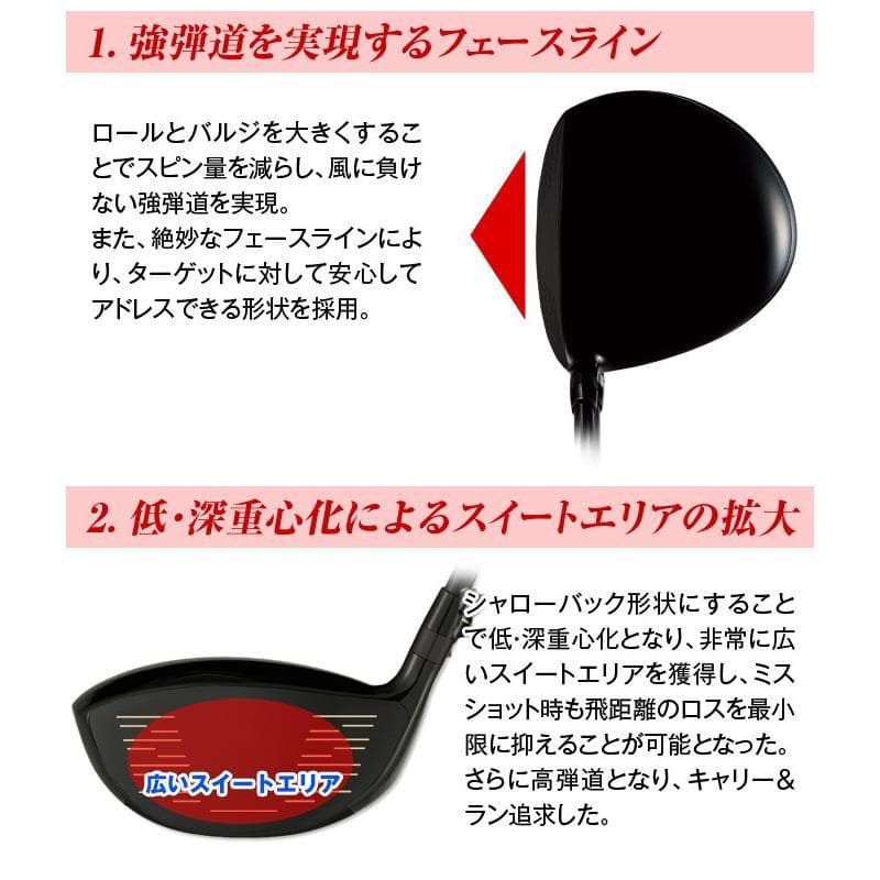 マキシマックス ブラックシリーズⅡ ルール適合高反発加工ドラコンATTAS