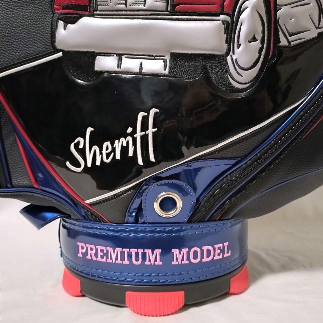 展示未使用品　SHERIFF　キャディバック　ゴルフバッグ　コンボイ　3点式