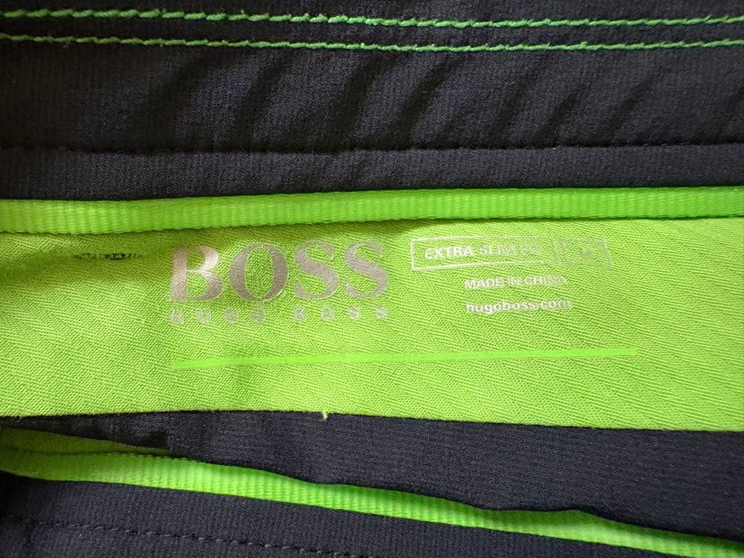HUGO BOSSゴルフパンツ S／44 28R W78cm 美品