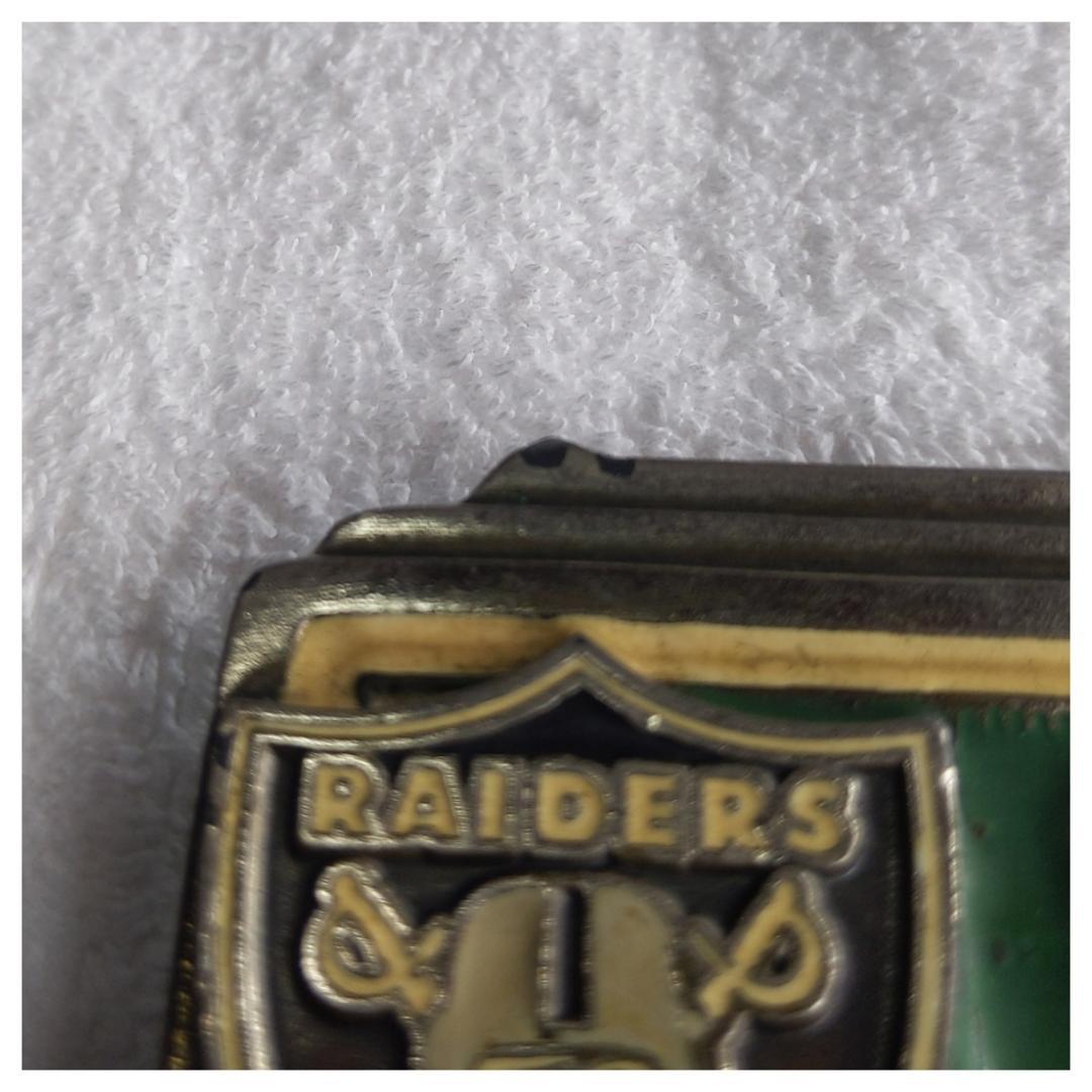 USA製レイダース 90s OAKLAND RAIDERS バックル NFL