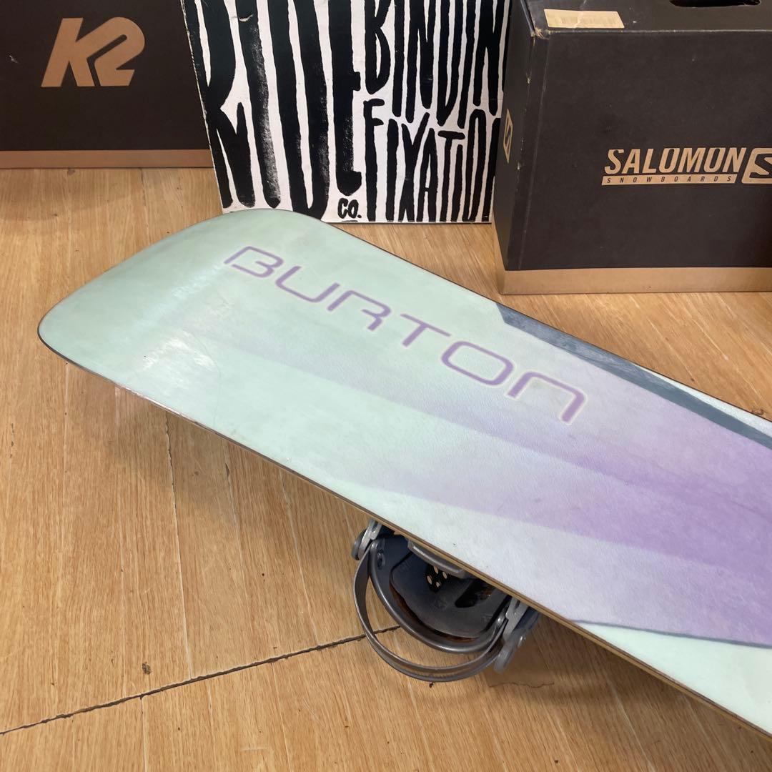BURTON×UNION　バートン　ユニオン　バインディング付スノーボードセット