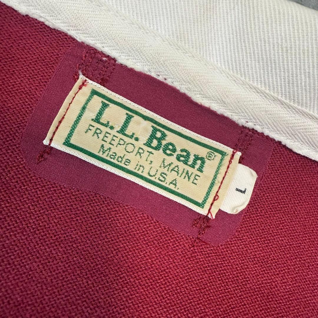 80's L.L. Bean エルエルビーン　USA製 常田大希着　ラガーシャツ