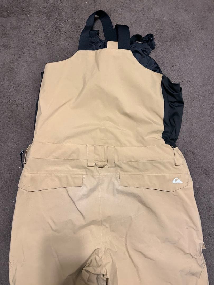 Quiksilver スノーボードウェア ベージュ上下セット