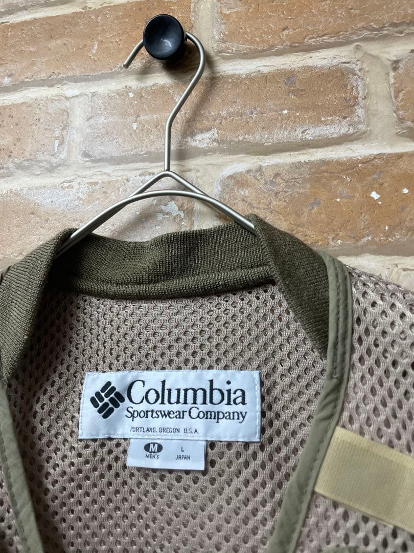 90s コロンビア　Columbia フィッシングベスト　メッシュベスト　ベスト