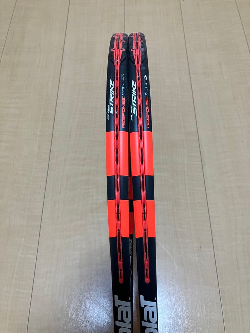 2本セットBabolat Pure Strike ツアー　ラケット G2