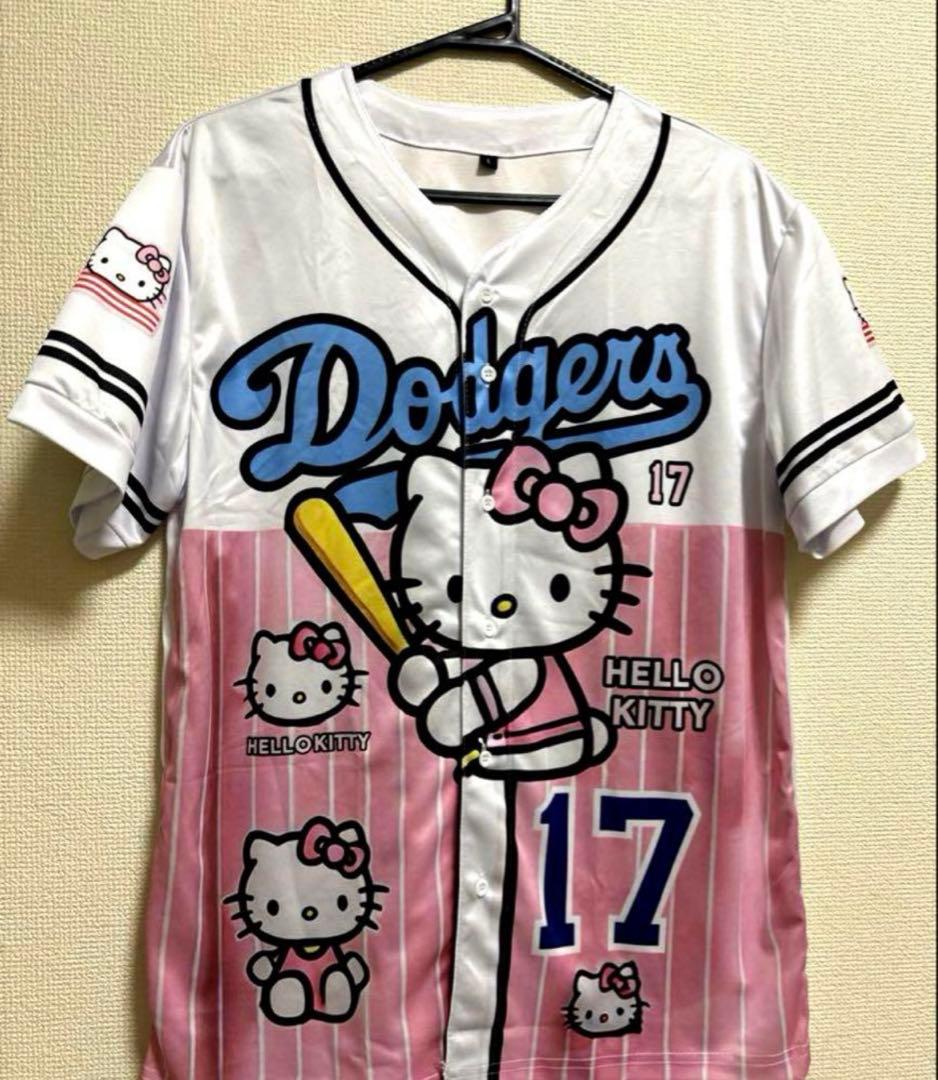 【限定品】男女兼用！ドジャース ユニフォーム ハローキティコラボ
