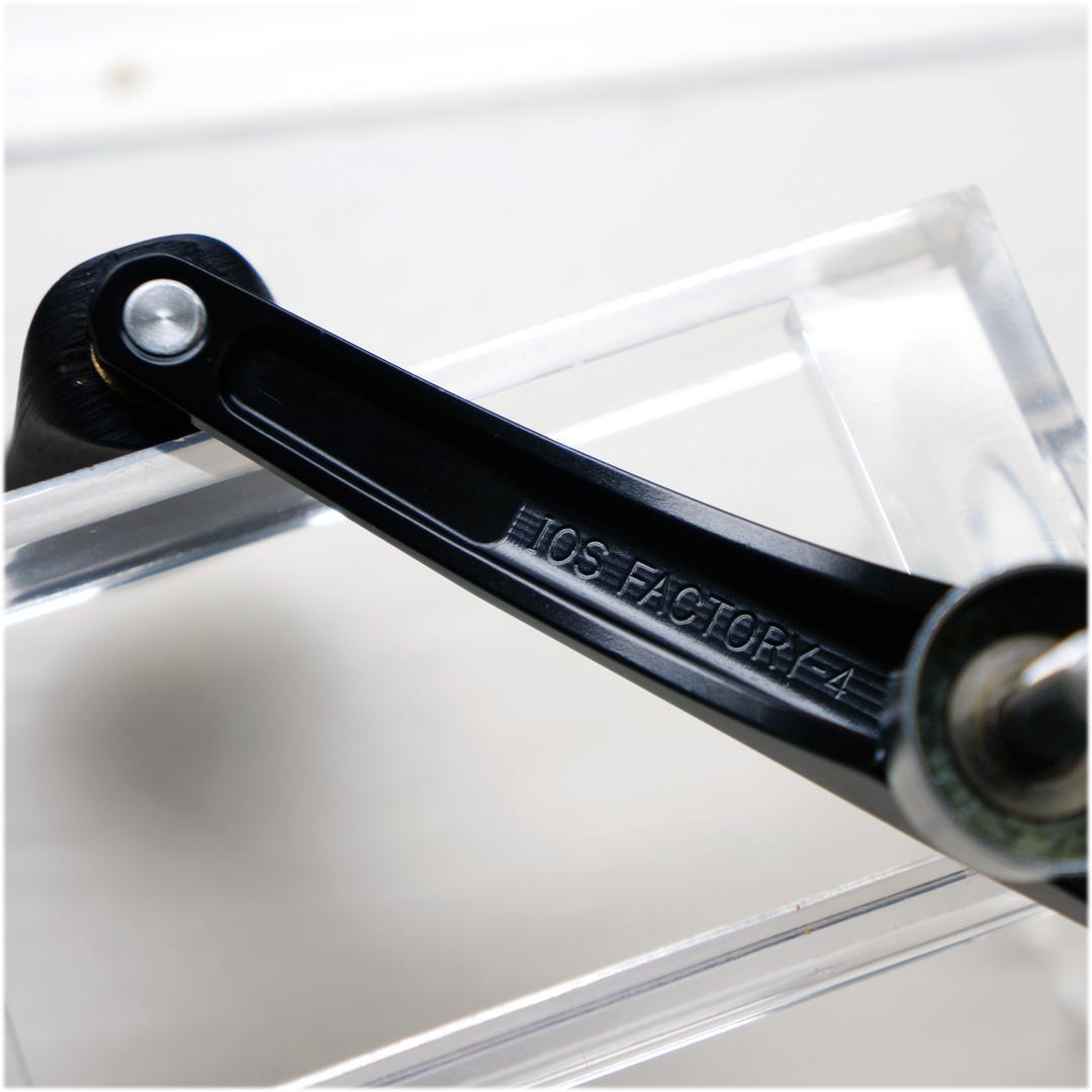 ＩＯＳ カーディナル・ハンドル Adjustable 黒檀ウッドノブ セット