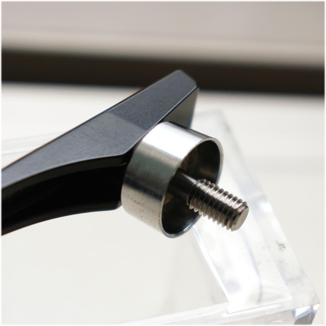 ＩＯＳ カーディナル・ハンドル Adjustable 黒檀ウッドノブ セット