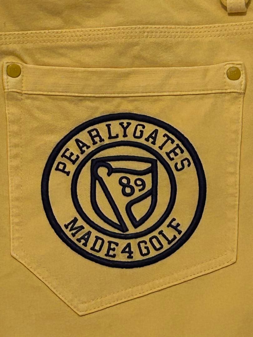 PEARLYGATES＊GOLFパンツ/メンズ5/yellow①