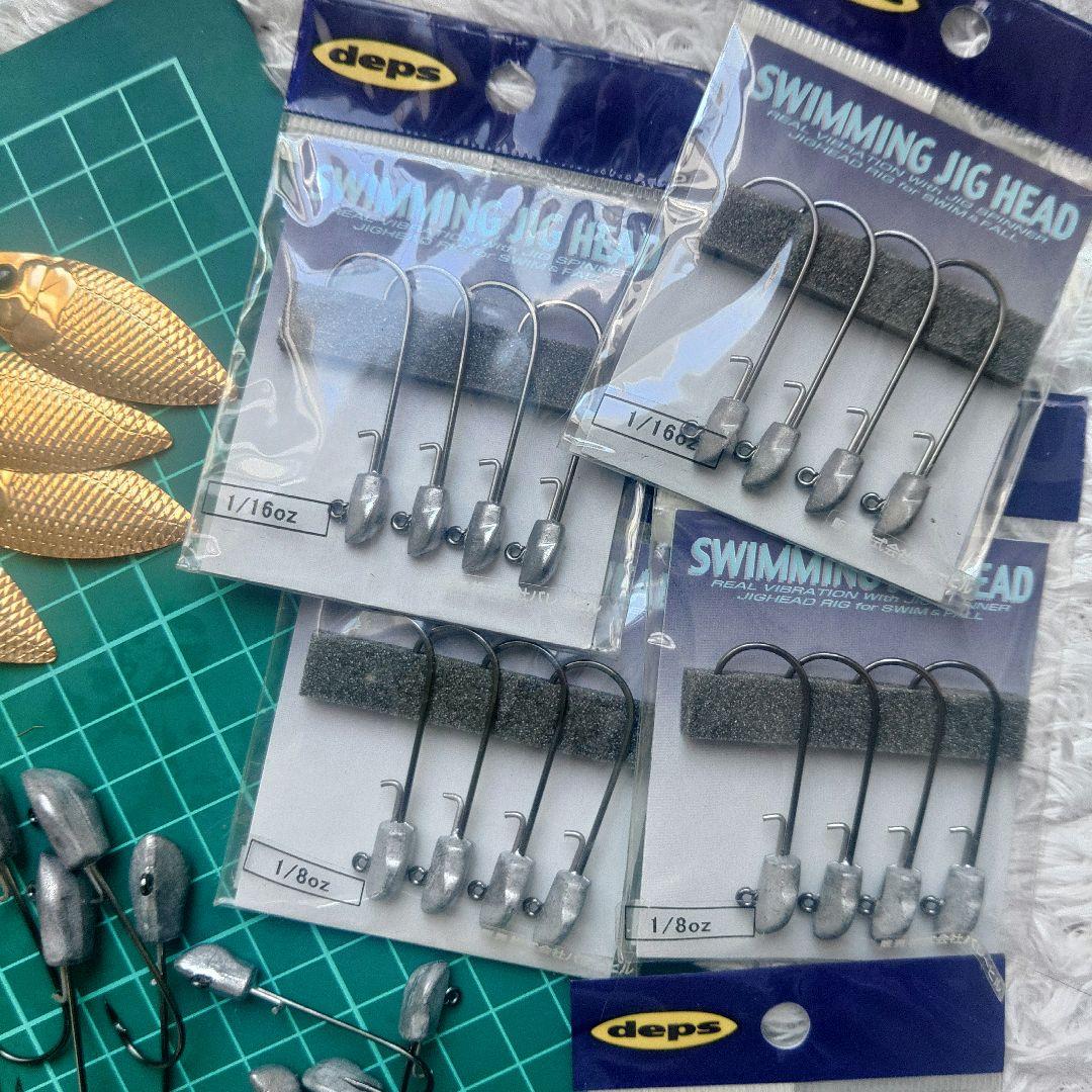 deps　デプス　Bカスタム ジグスピナー　スイミングジグヘッド　まとめ売り
