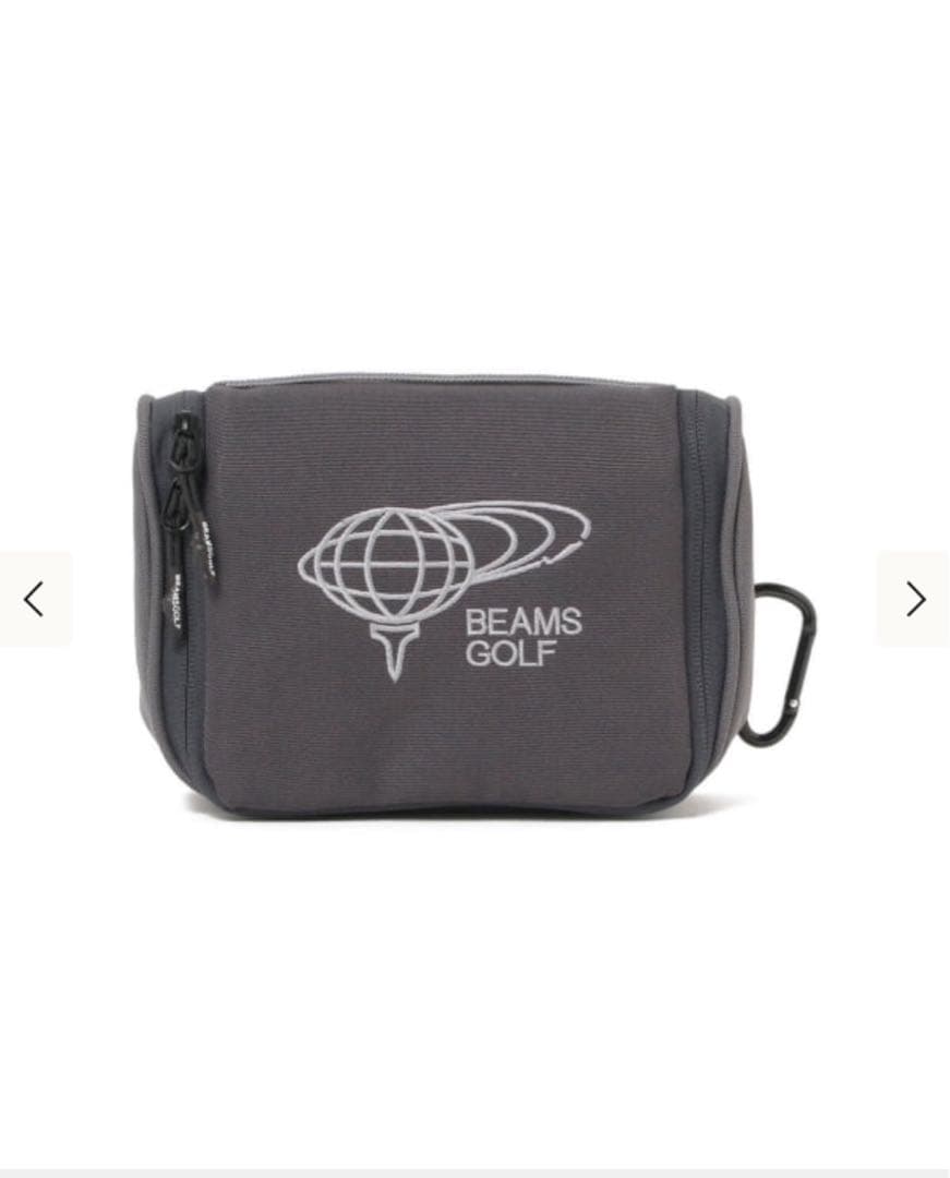 美品　BEAMS GOLF グレー ポーチ
