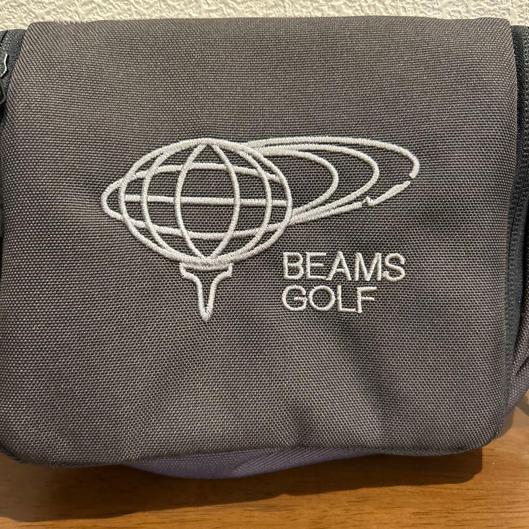 美品　BEAMS GOLF グレー ポーチ