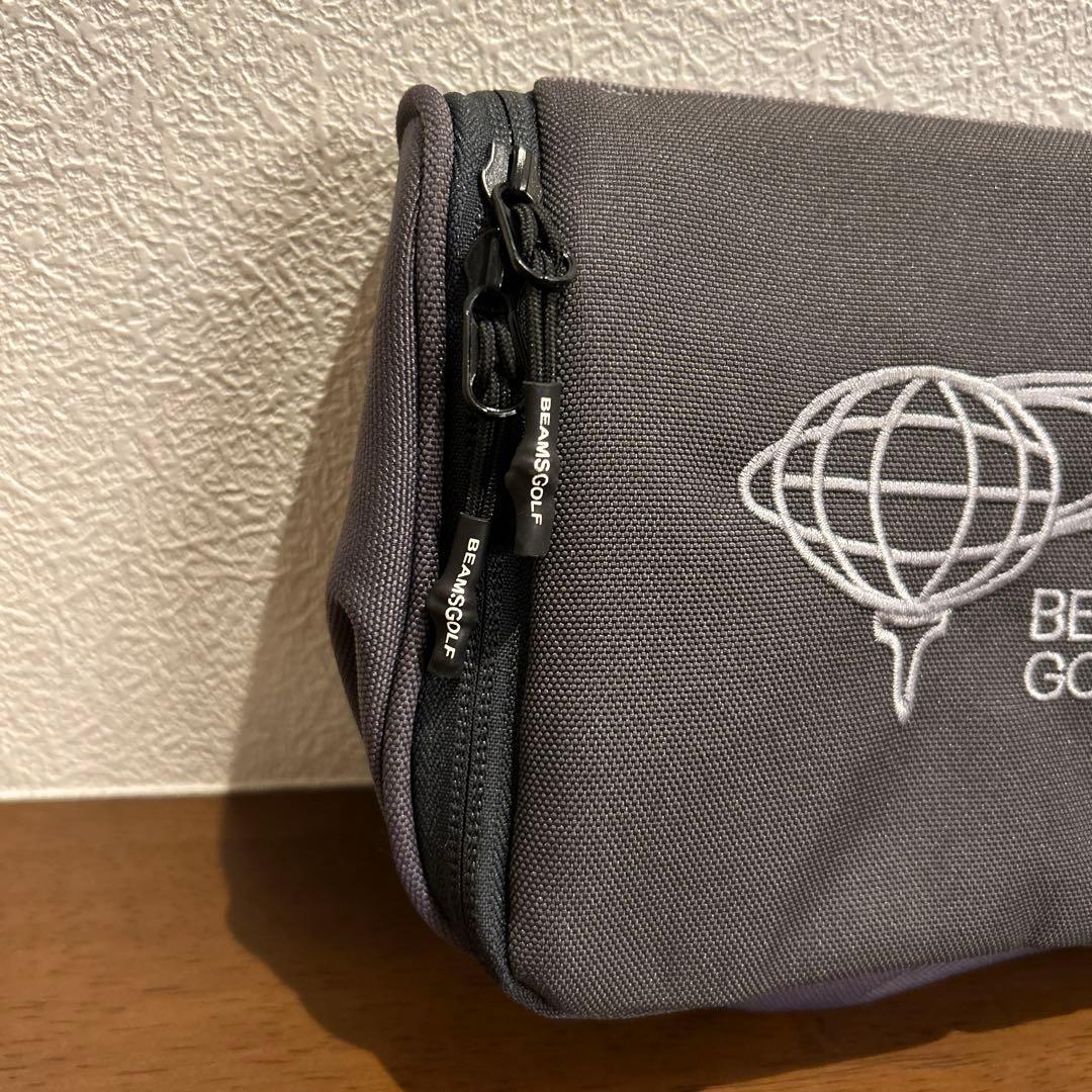美品　BEAMS GOLF グレー ポーチ