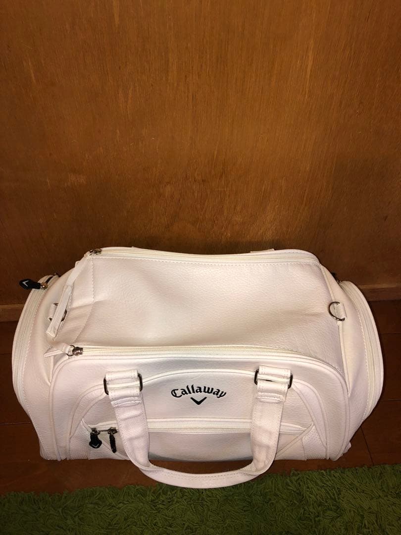 m*a様 Callaway ホワイトボストンバッグ