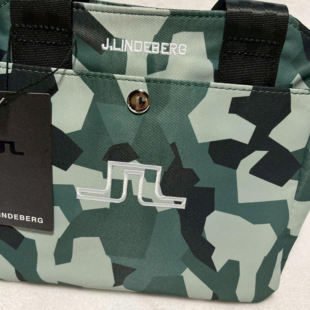 新品　J.LINDEBERG　ゴルフ　カートバッグ　ラウンドバッグ　カーキ