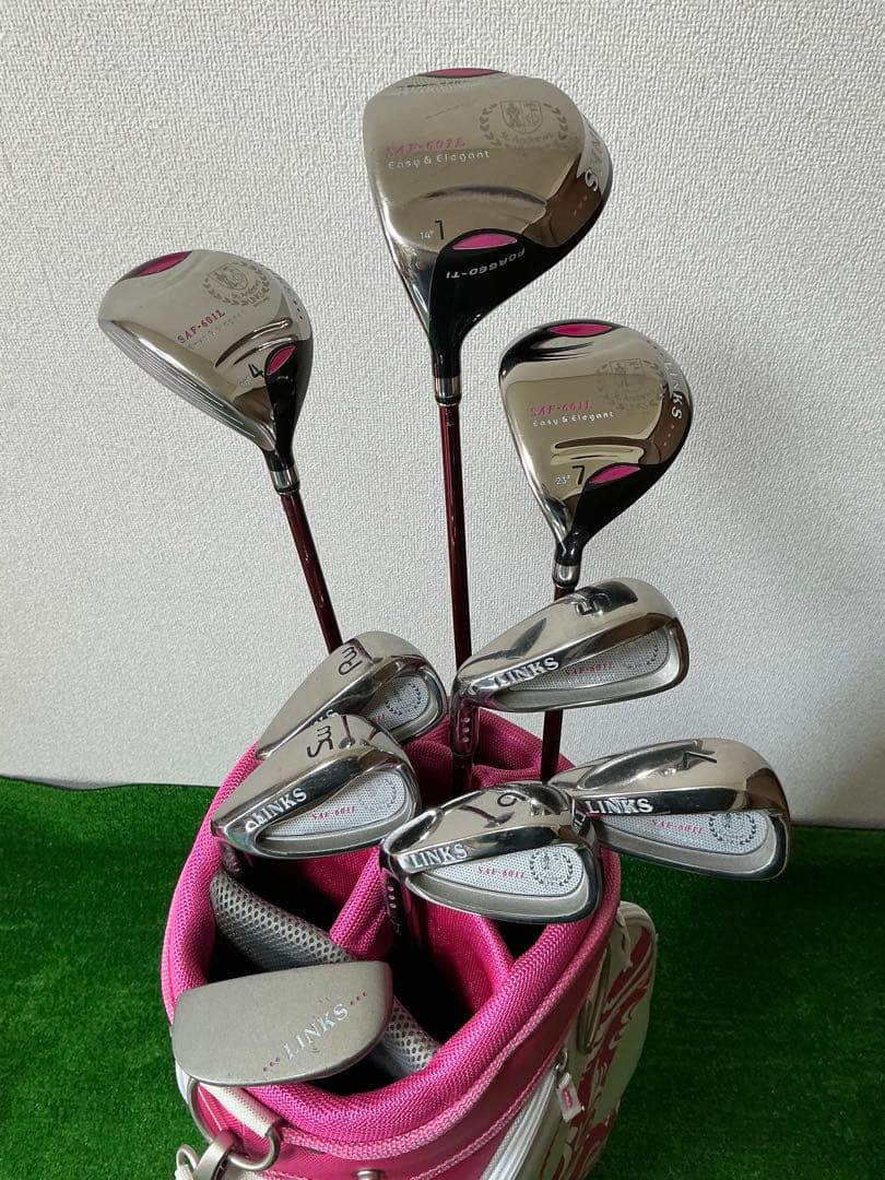 【美品】Callaway LINKS レフティ レディース ゴルフセット 9本