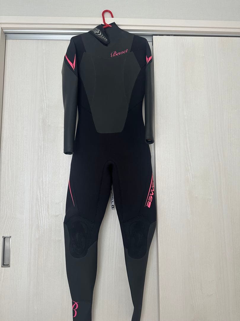 Bewet ウェットスーツ ブラック/ピンク
