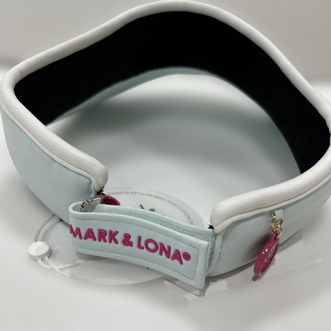 新品❤️MARK & LONA 水色バイザー スカルデザイン