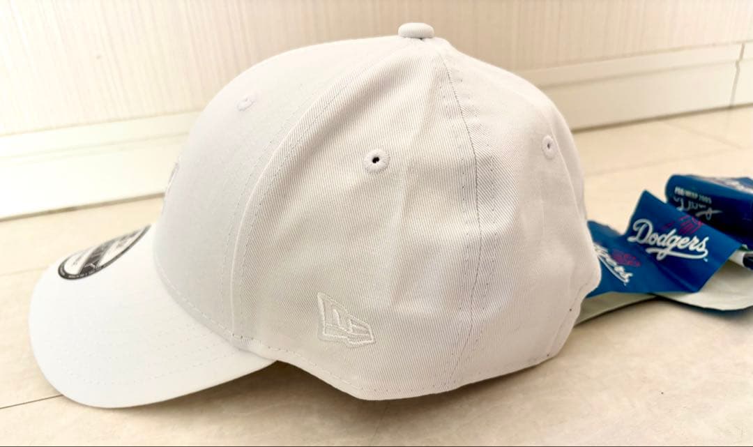 新品NEWERA/ニューエラ◎ドジャース　ラインストーン白　MLB