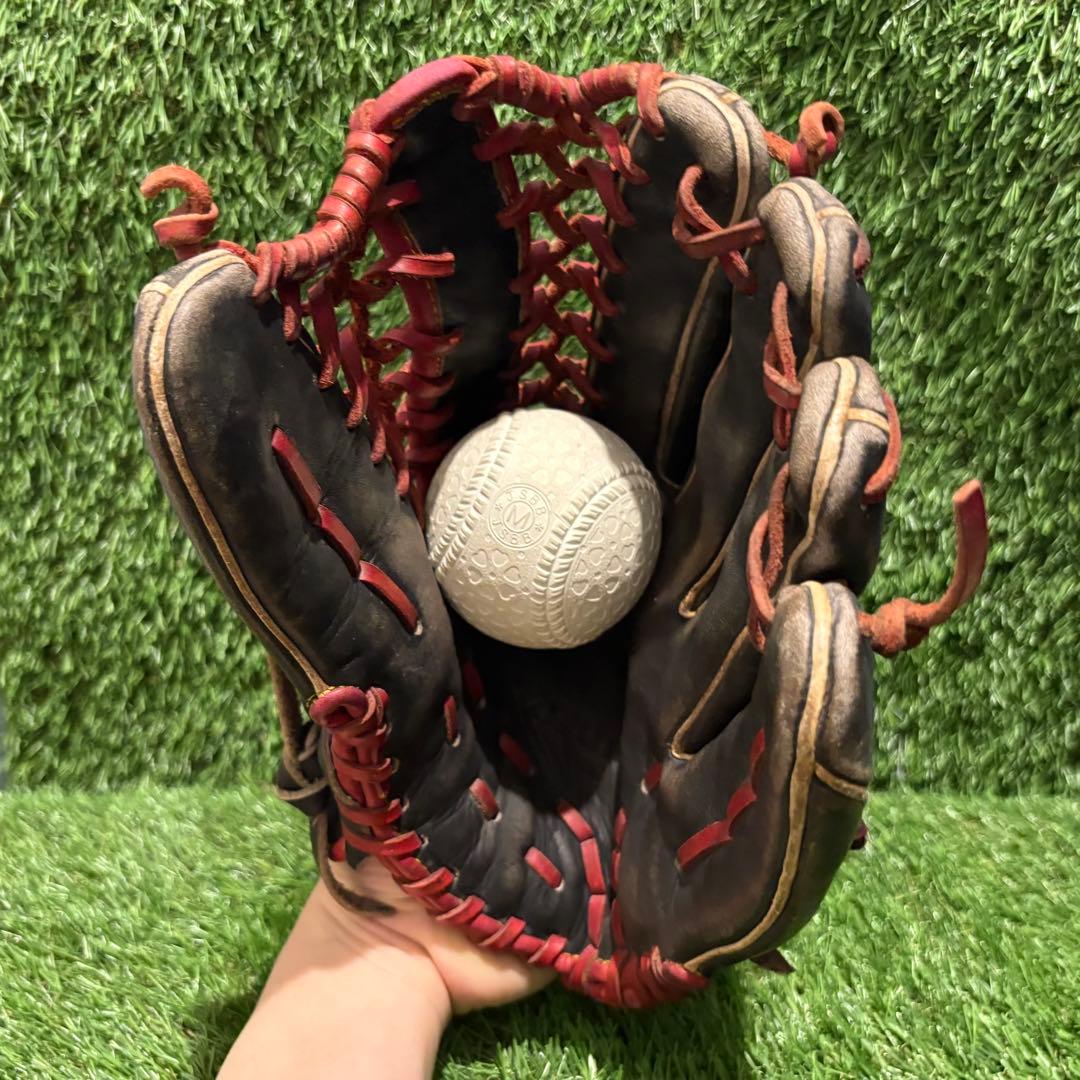 野球グラブ　グローブ　一般軟式大人用　外野手用　ミズノ　ビューリーグ　イチロー