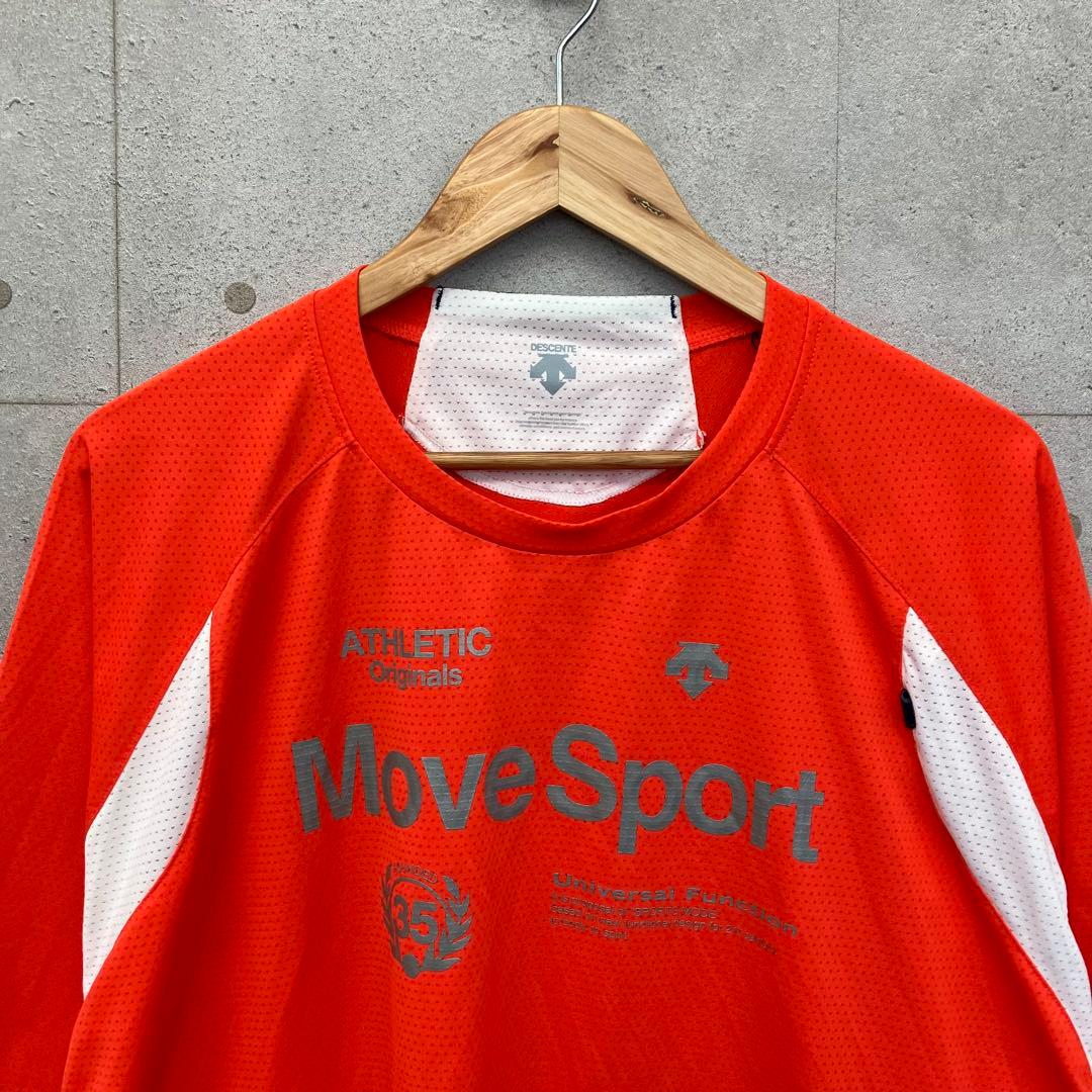 DESCENTE デサント メッシュTシャツ サイズ5L オレンジ