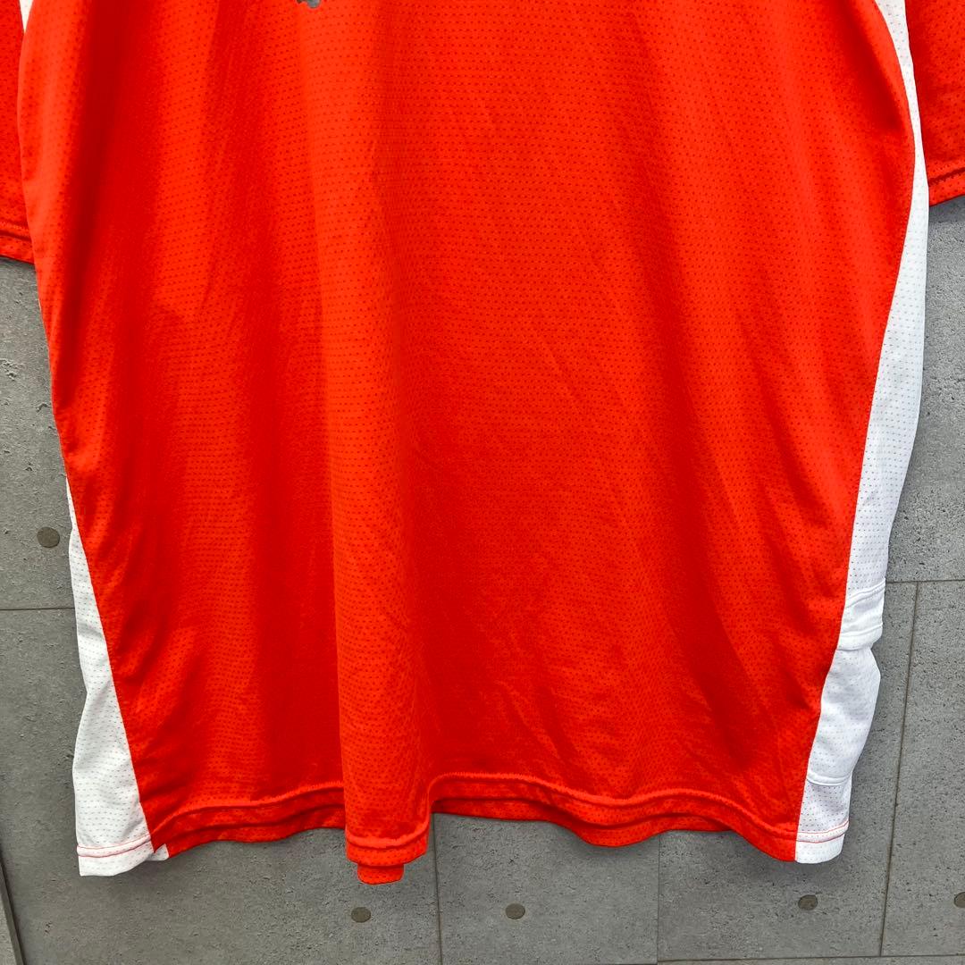 DESCENTE デサント メッシュTシャツ サイズ5L オレンジ