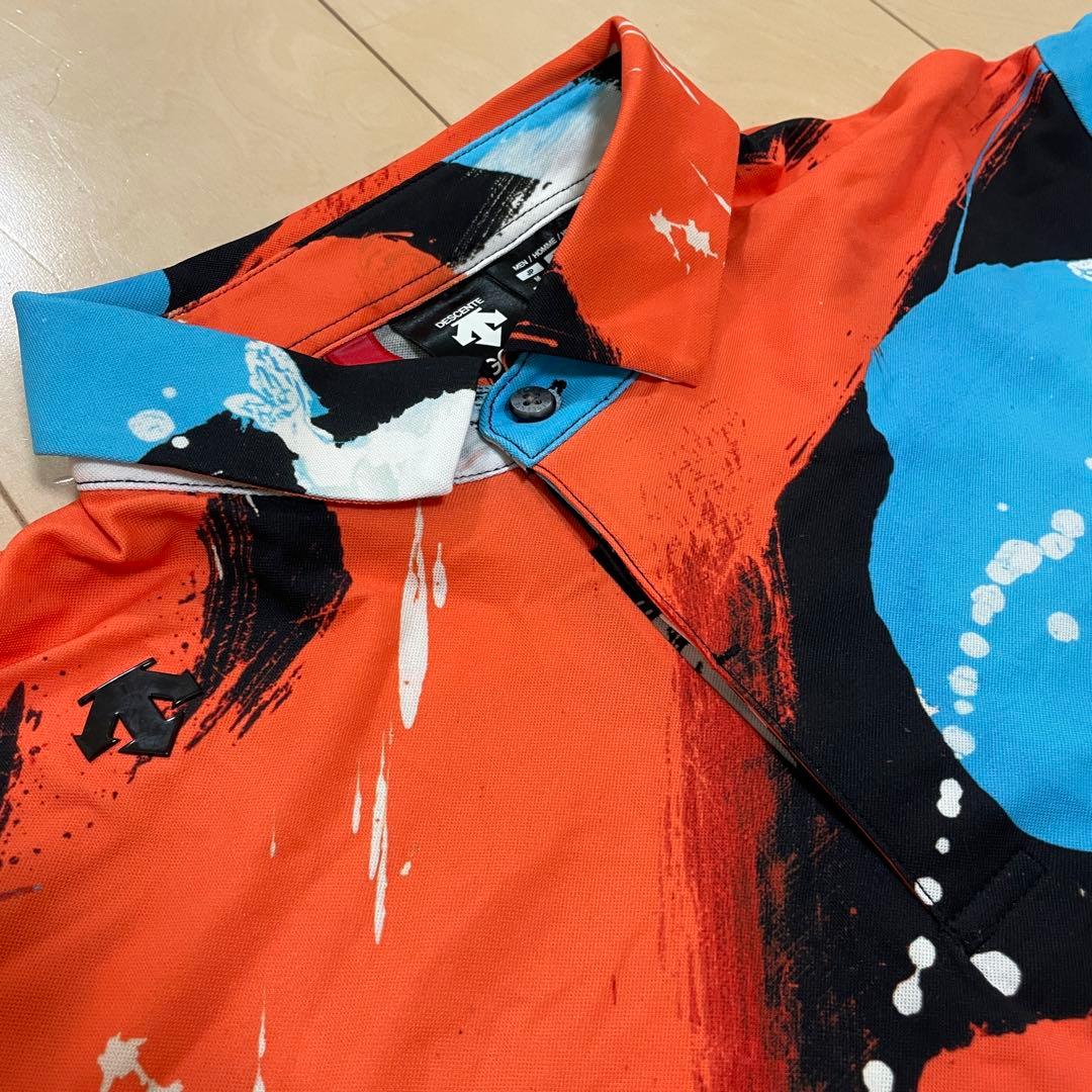 DESCENTE GOLF デサントゴルフ ウェア シャツ 書道家 万美
