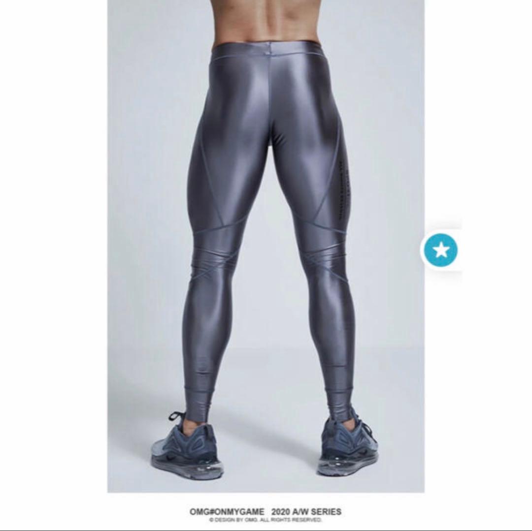 OMG GYM SPORTS WEAR SILVER 上下セット