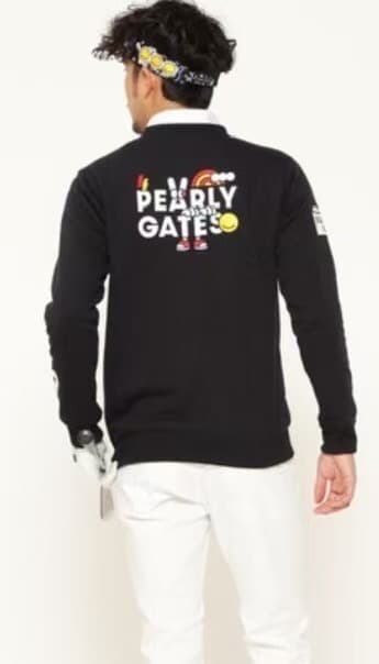 新品 正規品 パーリーゲイツ どうしちゃったPGスウェット 紺 サイズ5 L