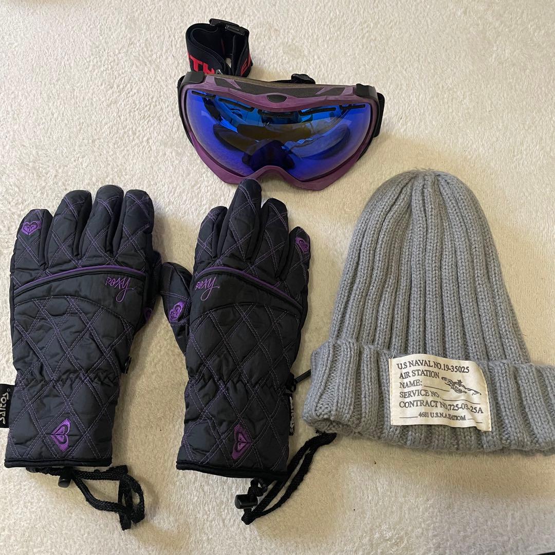 ROXYスノーボードウェア　グッズ一式セット