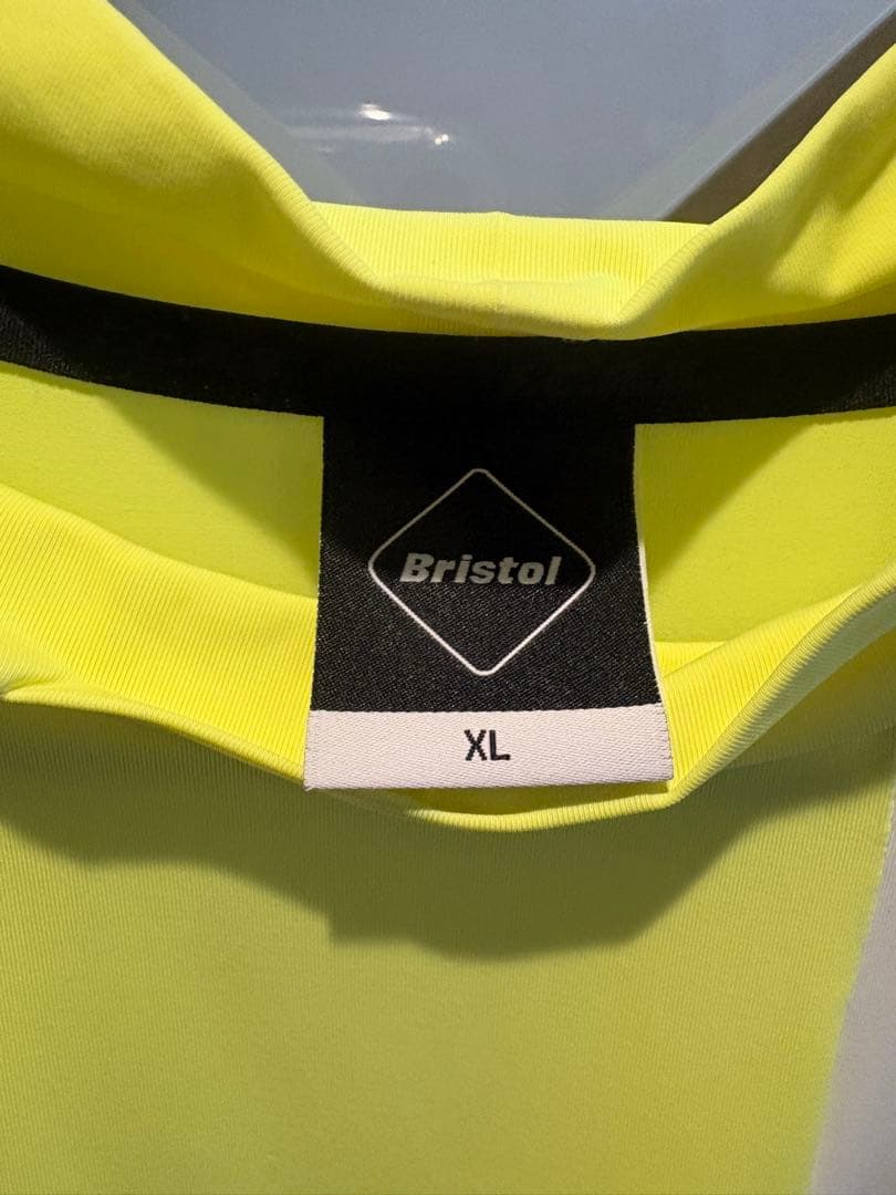 ブリストル 蛍光イエロー Bristolロゴ 半袖シャツ