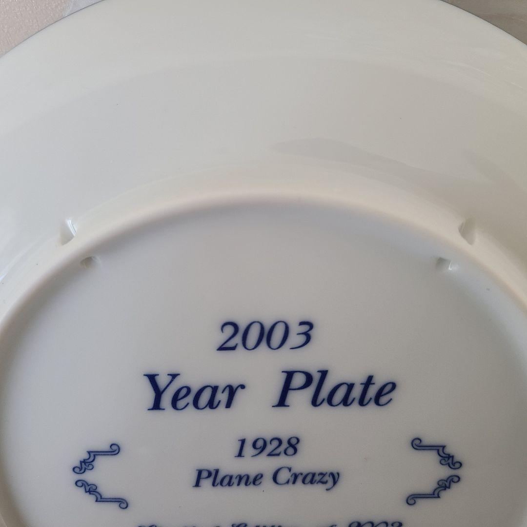 希少 レア 限定販売三郷陶器 2003年 ミッキー ミニー イヤー プレート