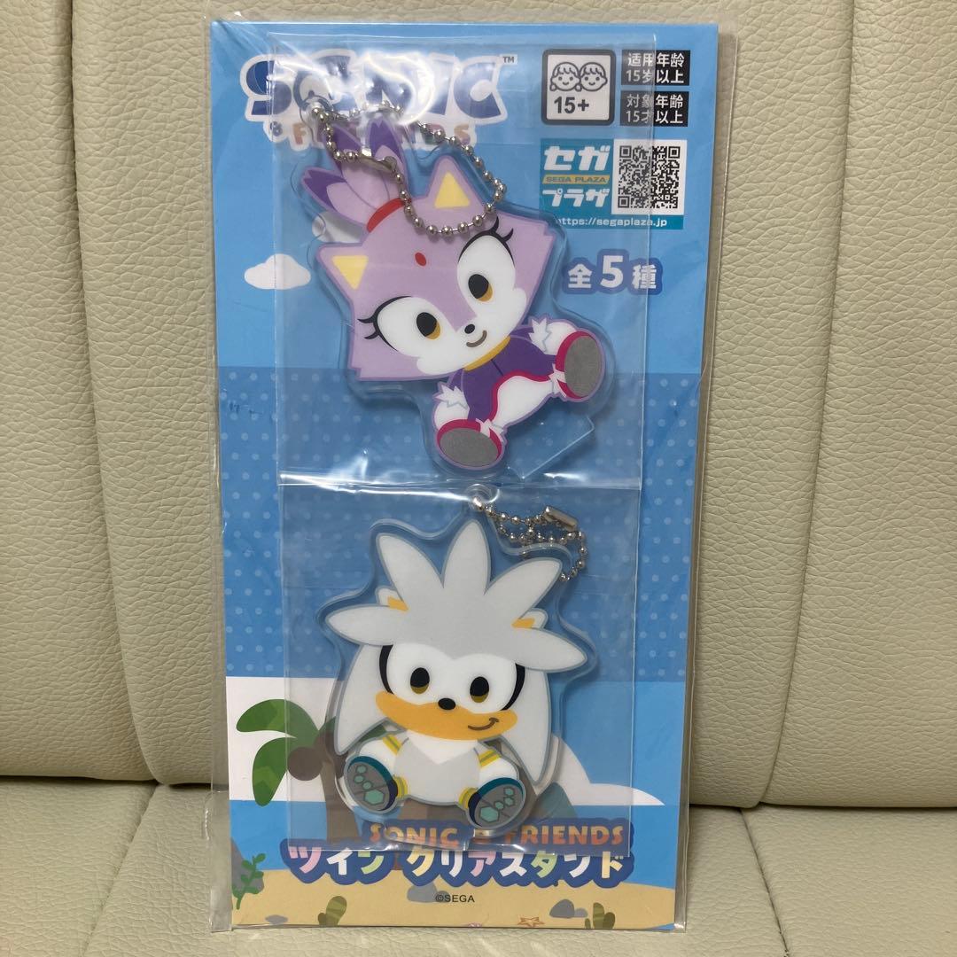 ソニック&フレンズ ツインクリアスタンド 全5種セット 0401